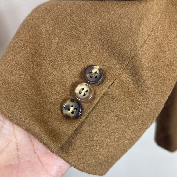 (R7) CERRUTI 1881, vintage 1944 jacket,100% cashmere for men, khaki, Sz 52,PARIS - Picture 7 of 16